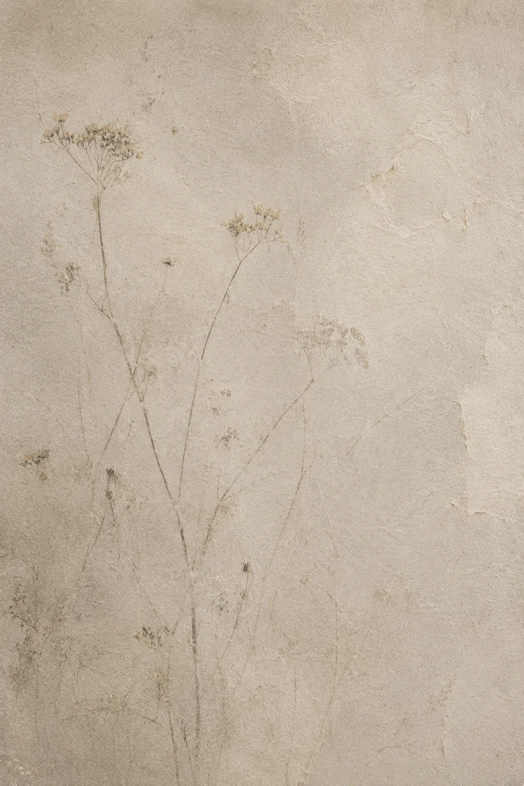 素茎之野,柔性植物风格的空间挂画作品